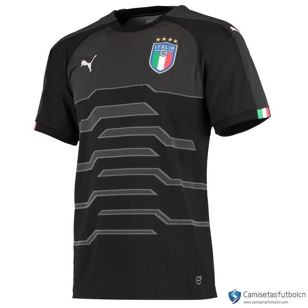 Camiseta Seleccion Italia Portero 2018 Negro